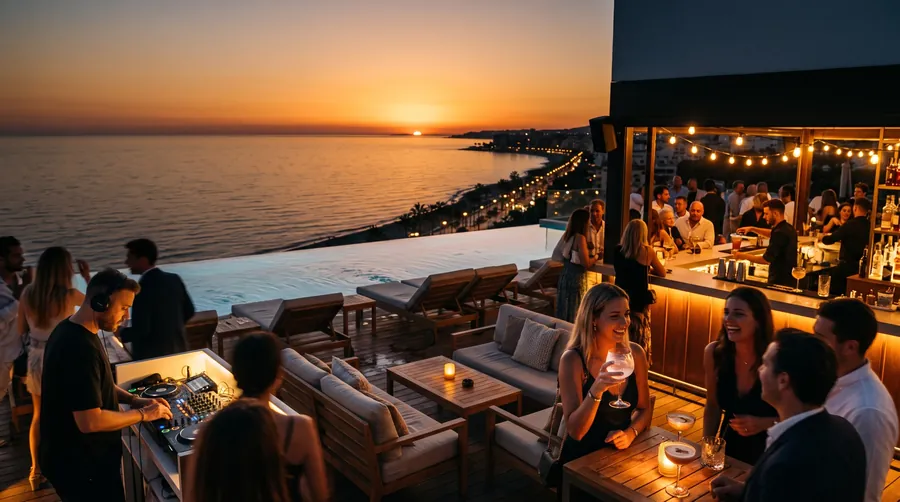 Belvue Rooftop Bar, Rooftop-Bar in Marbella