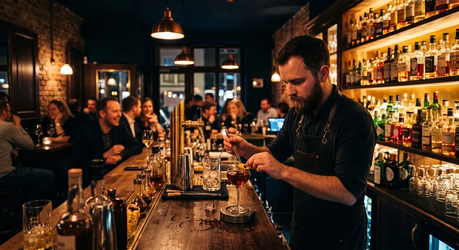 Boston Bar, Cocktailbar in Düsseldorf