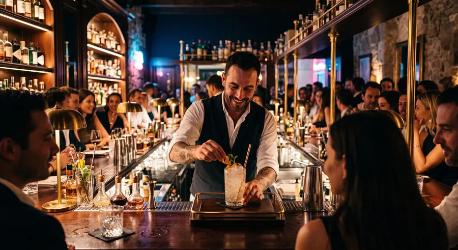 Brassclub, Cocktailbar in Mallorca