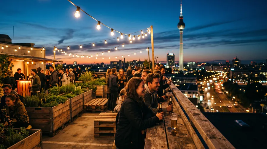 Klunkerkranich, Rooftop-Bar in Berlin