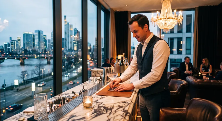 Roomers Bar, Hotelbar in Frankfurt