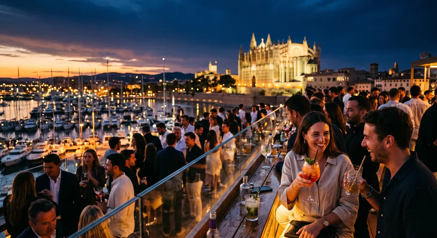 Sky Bar Hostal Cuba, Rooftop-Bar in Mallorca