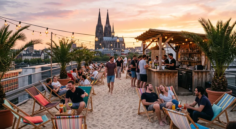 Sky Beach, Beach Club in Köln