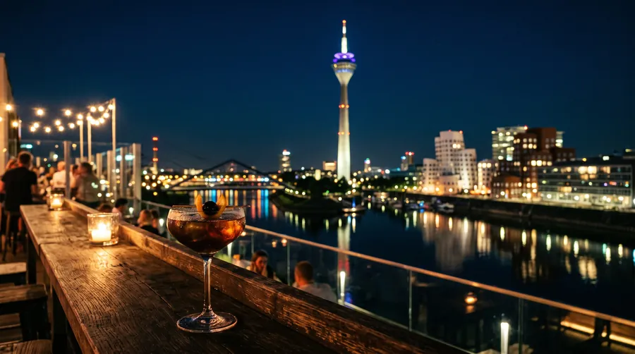 Düsseldorf bei Nacht