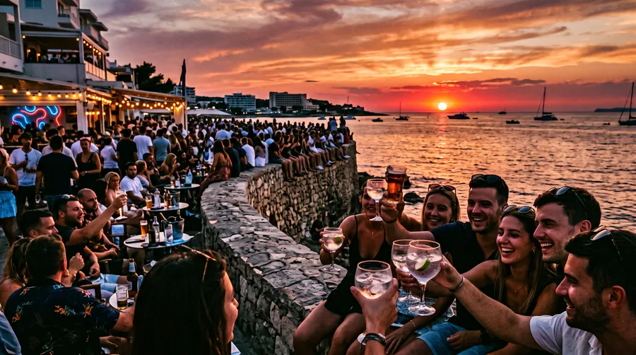 Ibiza bei Nacht