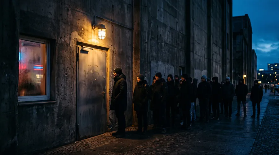 Die Tür des Berghain: Wie man reinkommt und warum es egal ist